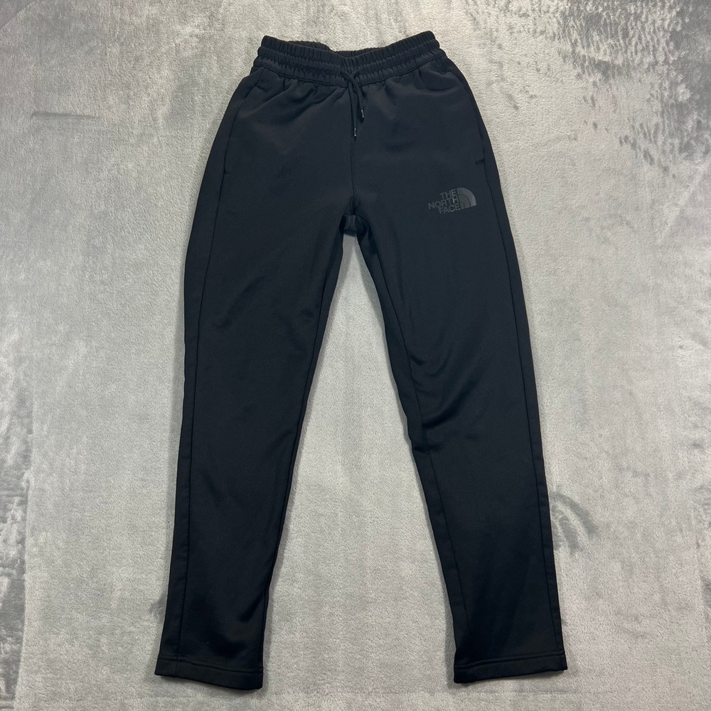 The North Face Fleece Pant Mens XS Black Solid Active Joggers Hiking Outdoors